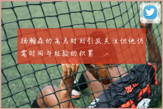杨瀚森的高光时刻引发关注但他仍需时间与经验的积累